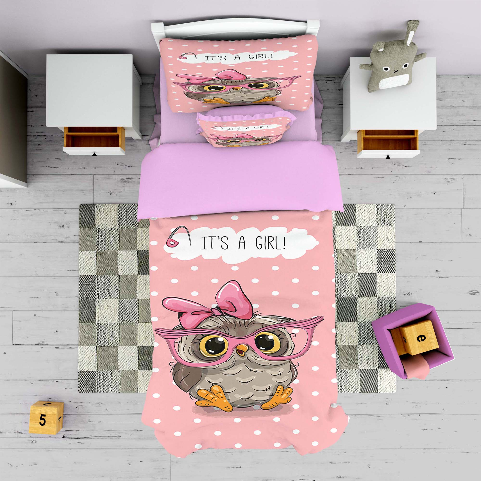 سرویس روتختی مدل c119 یک نفره 4 تکه