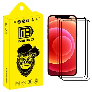 MEIBO +MHD Ceramics Screen Protector For Apple Iphone 12mini Pack Of 3