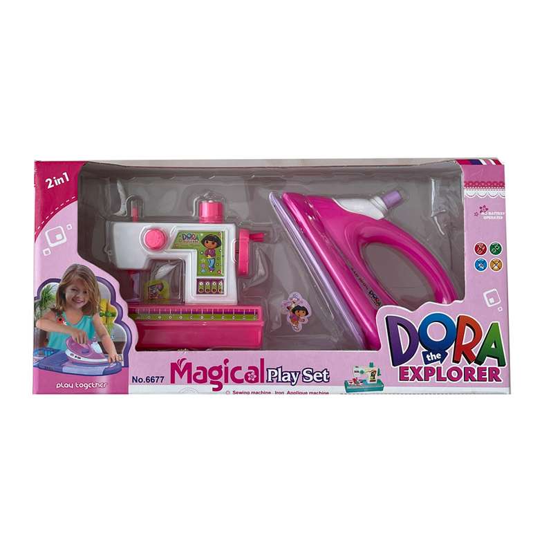 ست اسباب بازی اتو و چرخ خیاطی مدل magical