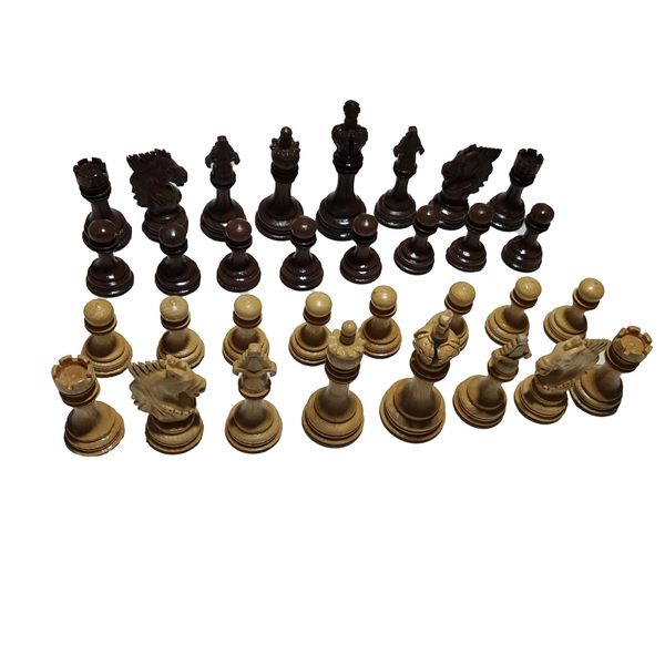 شطرنج مدل چوبی شهریار کد SA مجموعه 32 عددی