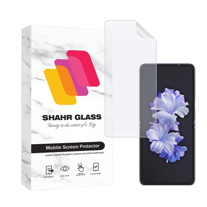 محافظ صفحه نمایش شهر گلس مدل NANOJELSH مناسب برای گوشی موبایل تکنو Phantom V Flip pictures