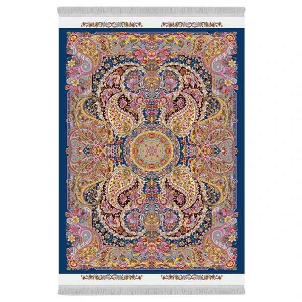 فرش پارچه‌ای دفه مدل فرشینه طرح مدرن کد 987