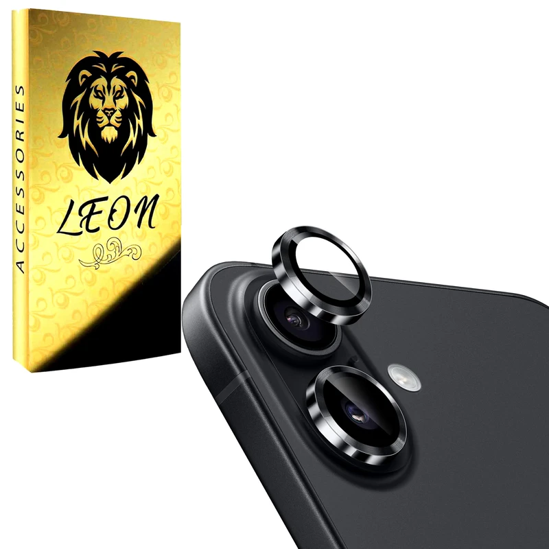 محافظ لنز دوربین فلزی لئون مدل Yo مناسب برای گوشی موبایل اپل iPhone 17