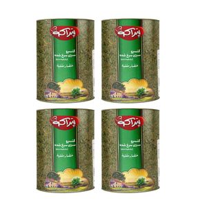 کنسرو سبزی سرخ شده قورمه سبزی پتراکو - 4 کیلوگرم مجموعه 4 عددی