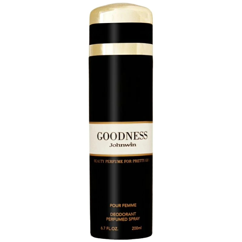 اسپری بدن زنانه جانوین مدل GoodNess Beauty حجم 200 میلی لیتر
