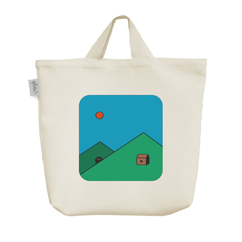 ساک خرید خندالو مدل طبیعت کد 8701