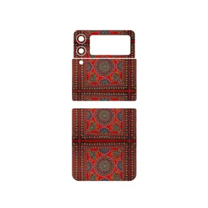 MAHOOT Embroidered Rug Cover Sticker for Samsung Galaxy Z Flip3 5G