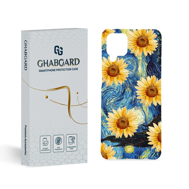 کاور قاب گارد مدل گل مناسب برای گوشی موبایل سامسونگ Galaxy M12