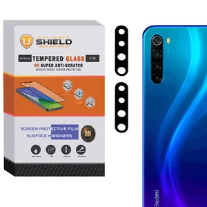 محافظ لنز دوربین آلتیمیت شیلد مدل FLZ مناسب برای گوشی موبایل شیائومی Redmi Note 8 / 8T بسته دو عددی