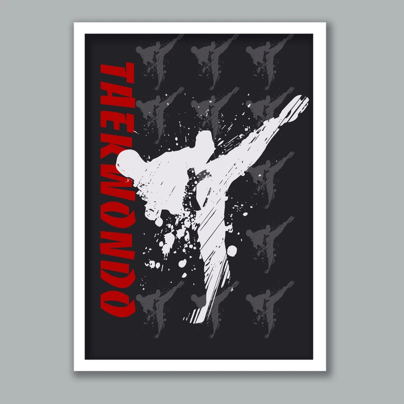 تابلو مدل تکواندو Taekwondo کد LA-G10202