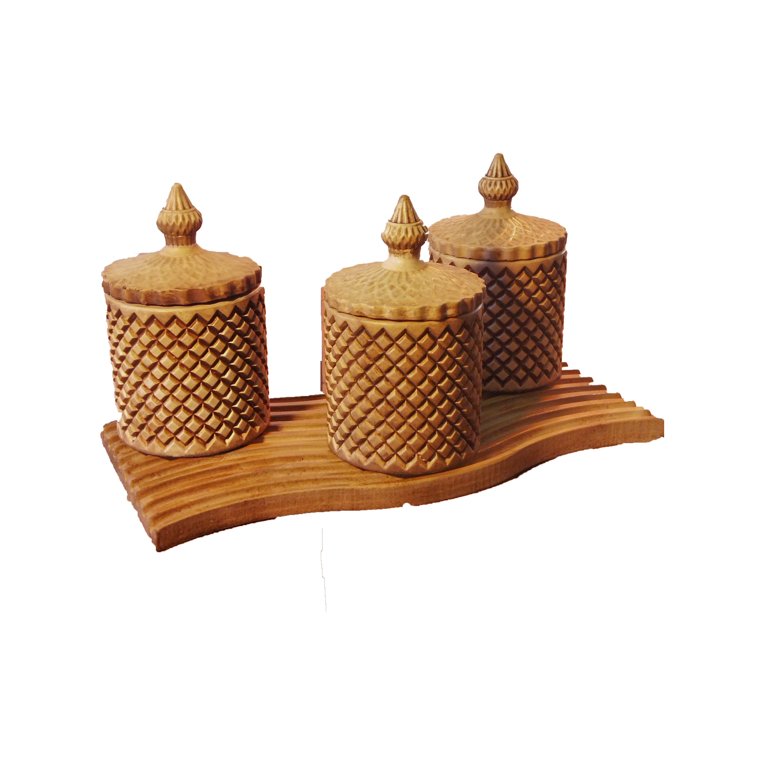 قندان مدل 432 مجموعه 4 عددی