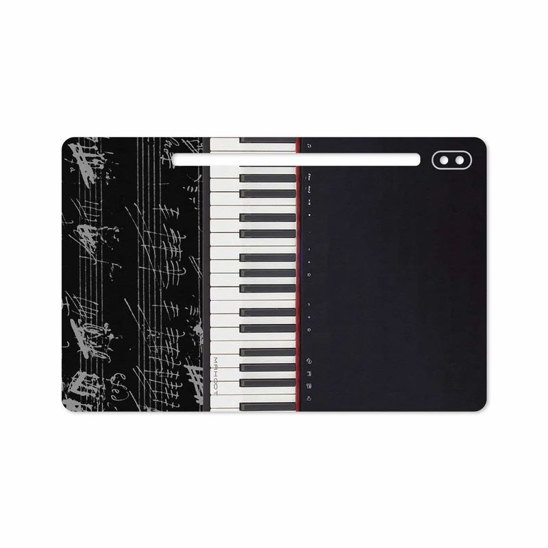 برچسب پوششی ماهوت مدل Piano-Instrument مناسب برای تبلت سامسونگ Galaxy Tab S6 2019 SM-T865