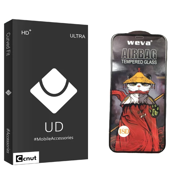 محافظ صفحه نمایش شیشه ای کوکونات مدل UDB Ultra_Airbag مناسب برای گوشی موبایل اپل iPhone 10