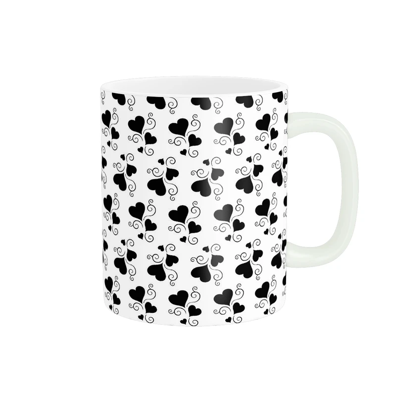 ماگ پاد آفرین طرح قلبی کد 5828