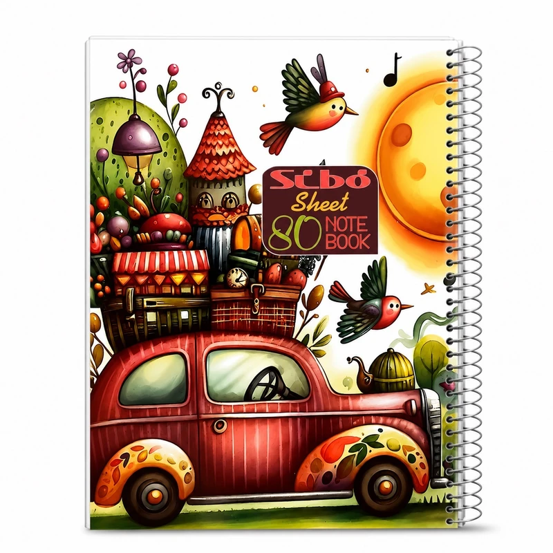 دفتر مشق 80 برگ سیمی سیبو مدل M20 