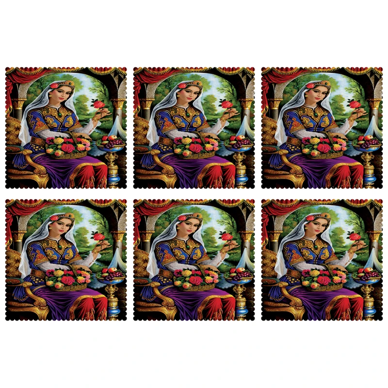 زیربشقابی مدل U1-42328 بسته 6 عددی