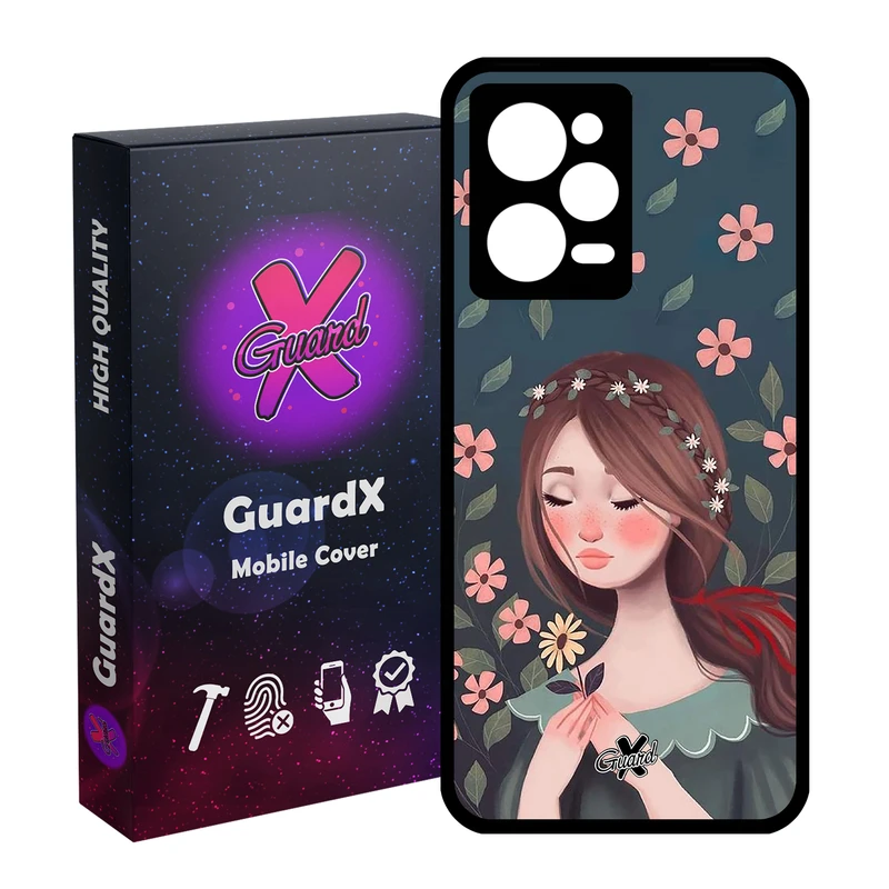 کاور گارد ایکس طرح Girl مدل Glass10332 مناسب برای گوشی موبایل شیائومی Redmi Note 12 Pro 5G/Poco X5 Pro 5G/Note 12 Pro Pro speed
