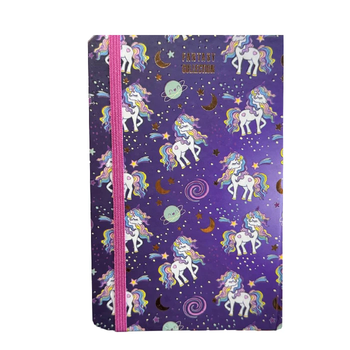 دفترچه یادداشت 80 برگ طرح یونی کورن کد 014