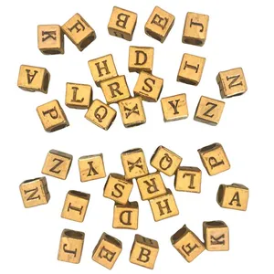 مهره دستبند مدل حروف فلزی کد 325 بسته 30 عددی