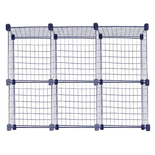 قفسه فلزی مدل شش خانه کد M12