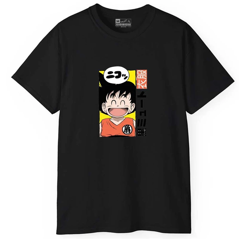 تی شرت آستین کوتاه مردانه پاد آفرین مدل انیمه ژاپنی کد 0523