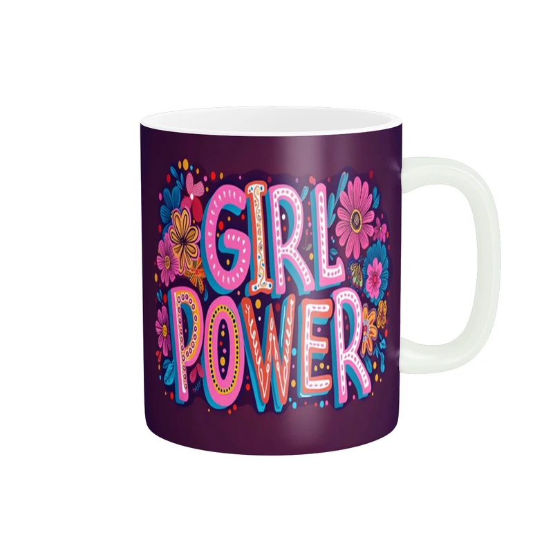 ماگ پادآفرین طرح قدرت دخترانه girl power کد 1874