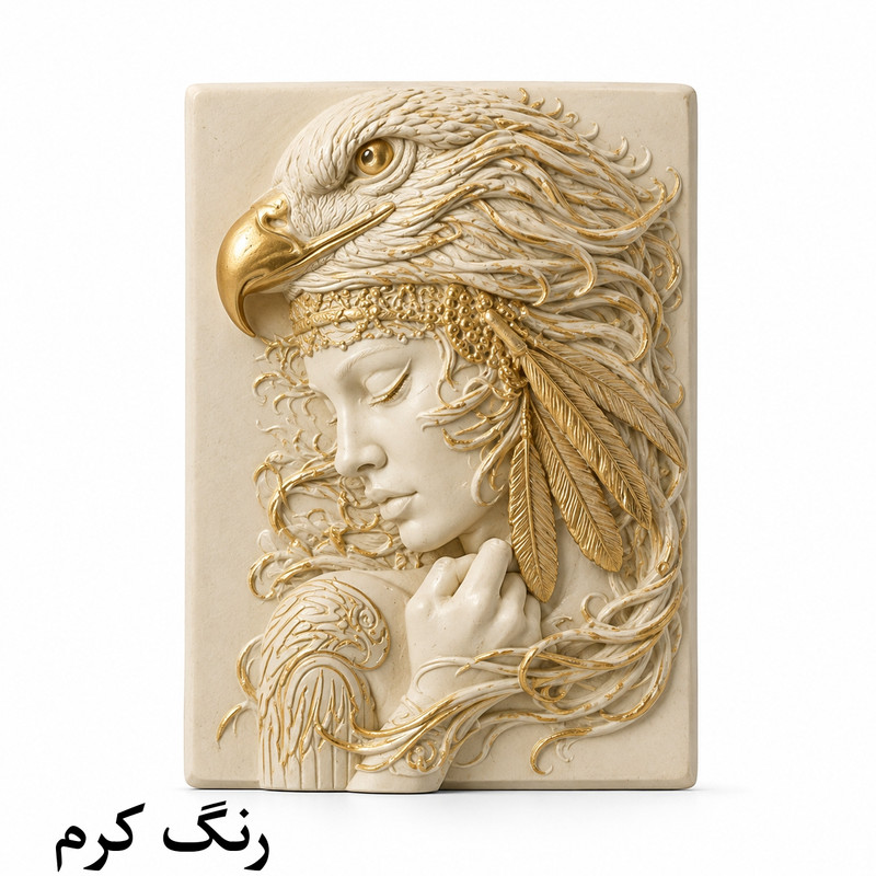 مجسمه سنگی مدل بانوی عقاب