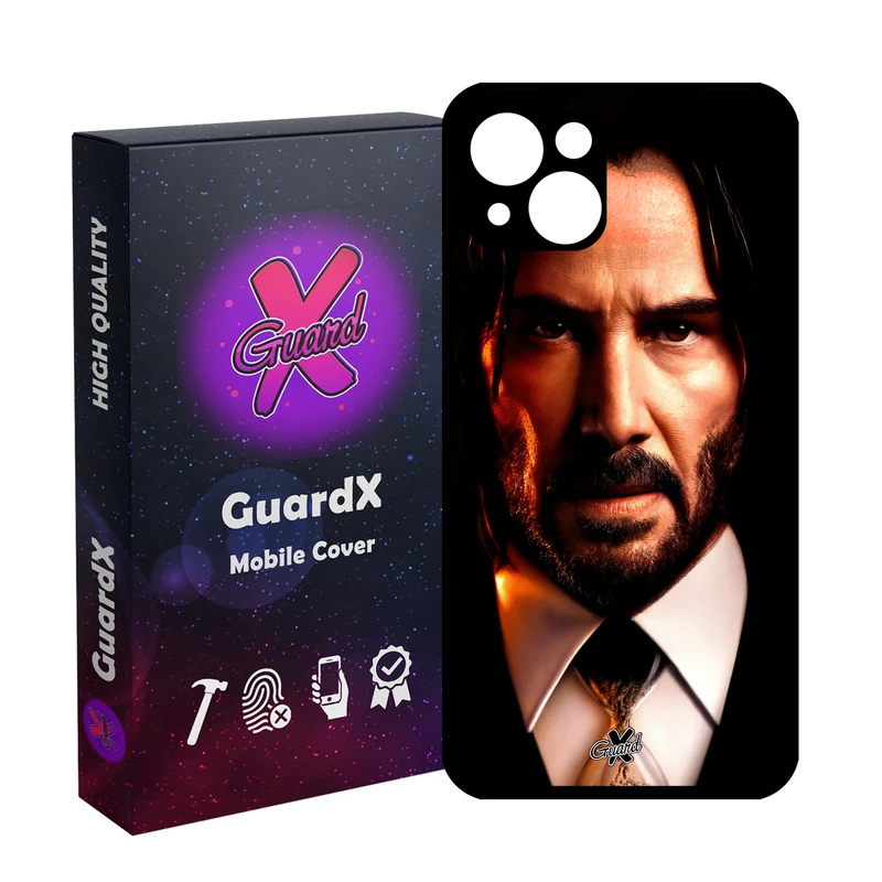 کاور گارد ایکس طرح جان ویک مدل Glass10573 مناسب برای گوشی موبایل اپل iPhone 13