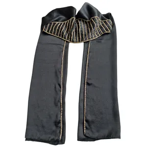 شال زنانه مدل ساتن پتینه مجلسی نگین دوزی شده 