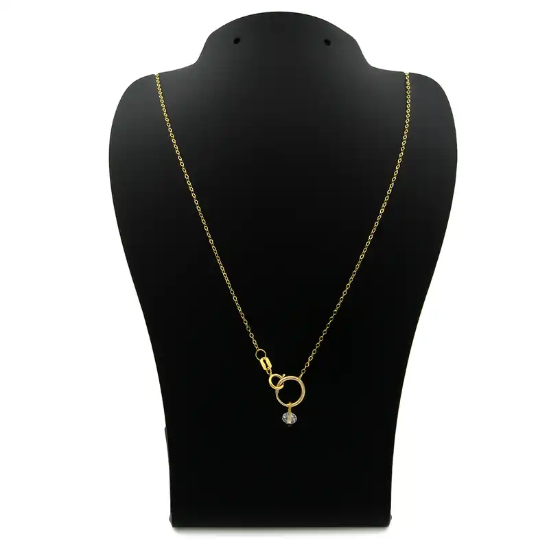 گردنبند طلا 18 عیار زنانه کاپانی مدل kn076