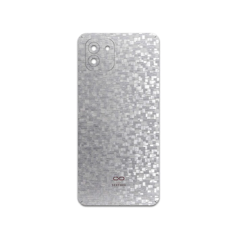 برچسب پوششی ماهوت مدل Silver-Silicon مناسب برای گوشی موبایل سامسونگ Galaxy A03