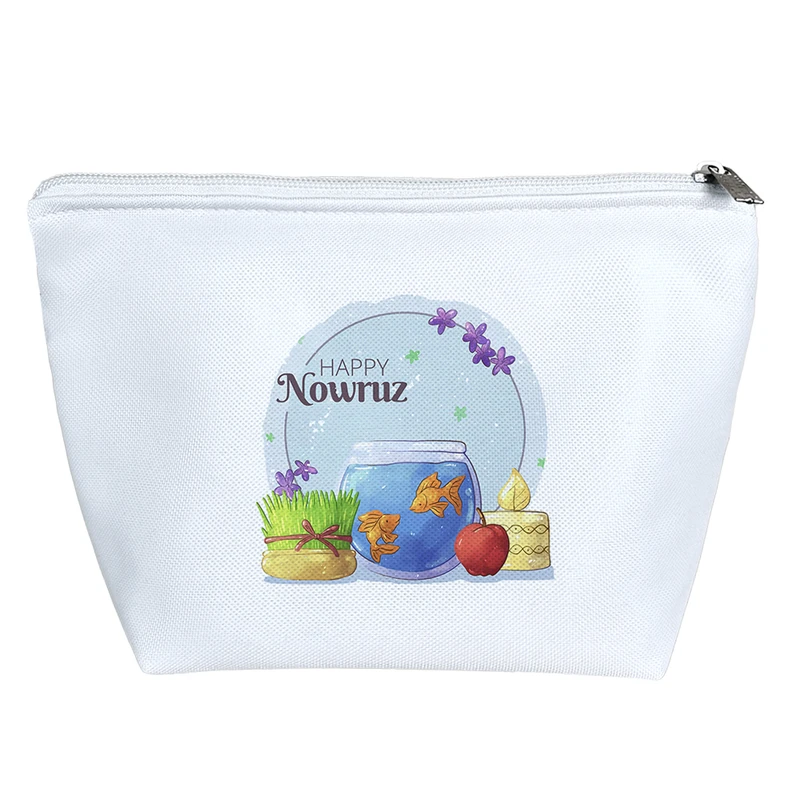 کیف لوازم آرایش دخترانه خندالو مدل سال نو مبارک کد H741