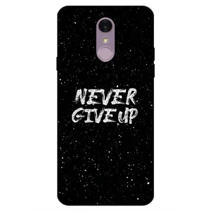Megafone Never give up 1871 Cover For LG Q7 / Q7 Plus