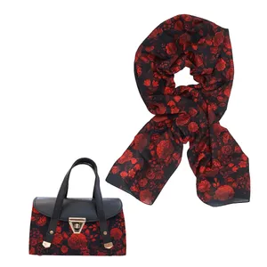 ست کیف و شال زنانه مدل رز