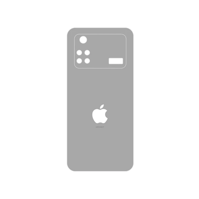 برچسب پوششی ماهوت مدل Apple مناسب برای گوشی موبایل شیائومی Poco M4 Pro 4G