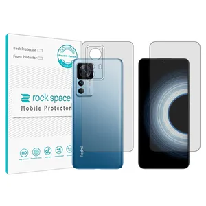 Rockspace transparent screen protector HyGEL model suitable for Xiaomi Redmi K50 Ultra mobile phone with back protector