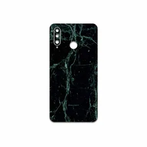 MAHOOT Graphite-Green-Marble Cover Sticker for Huawei P30 Lite  48 MP Camera