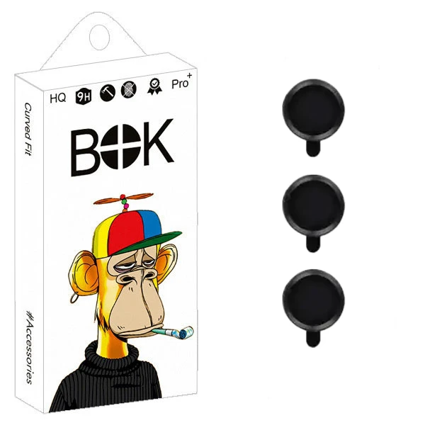 محافظ لنز دوربین بوک مدل Ringi Pro مناسب برای گوشی موبایل اپل Iphone 14 / 15 / 16 Pro / Pro Max 