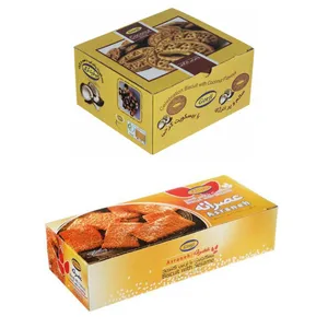 بیسکویت پذیرایی با طعم نارگیلی و عصرانه کنجدی گرجی - بسته 2 عددی