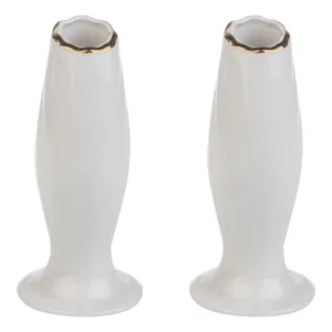 گلدان دکوری تینک هوم کد 40133  مجموعه دو عددی