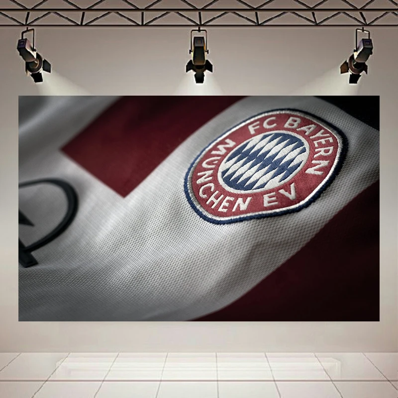 تابلو بوم طرح باشگاه مدل لوگوی پیراهن بایرن مونیخ کد AR3160