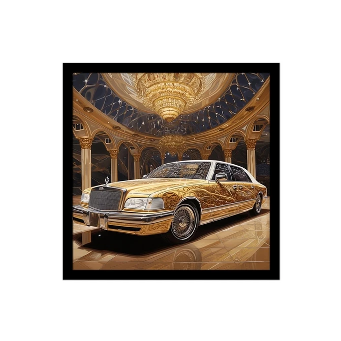 تابلو نوری بکلیت طرح ماشین لوکس مدل B-MID-15696