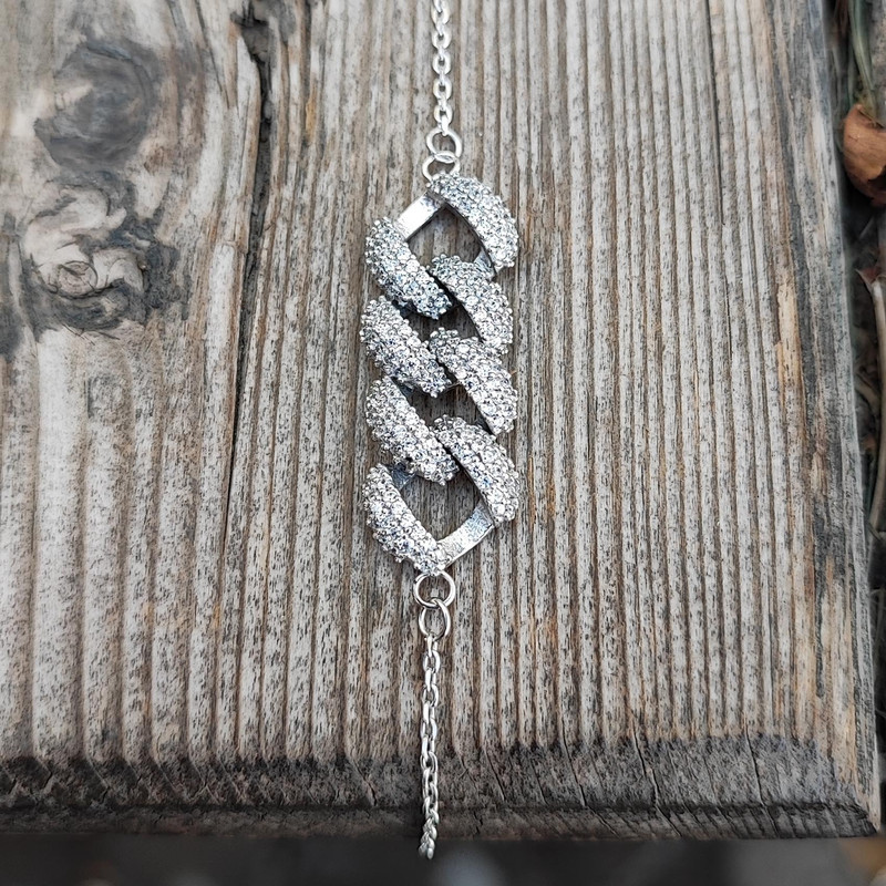 دستبند نقره زنانه مدل HW8063