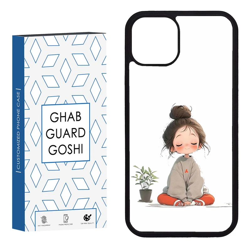 کاور قاب گارد گوشی طرح  دختر ملوس کد FB-959 مناسب برای گوشی موبایل اپل iphone 13 / 14  