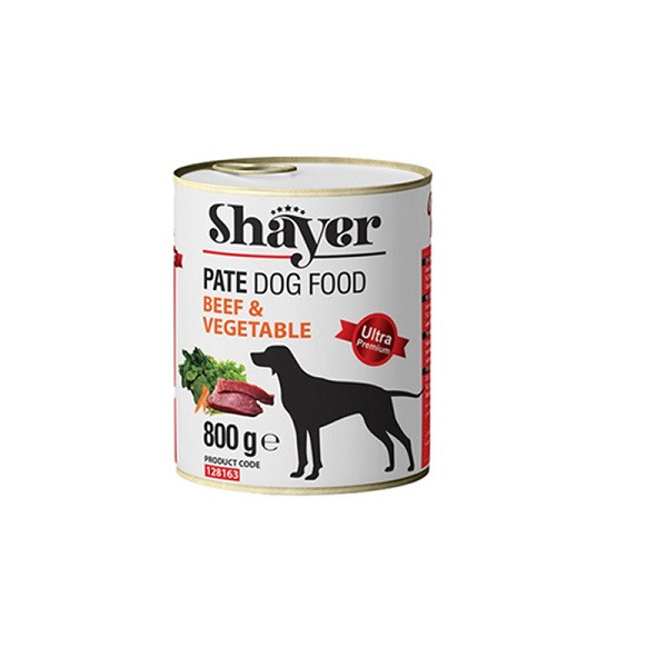 کنسرو غذا سگ شایر مدل 4طعم وزن 800 گرم مجموعه 4 عددی