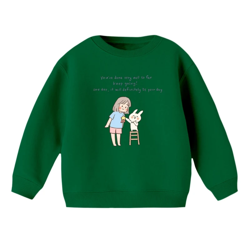 سویشرت بچگانه مدل دختر و خرگوش کد 3 