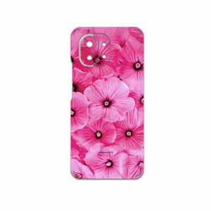 MAHOOT Pink-Flower Cover Sticker for Xiaomi Mi 11 5G