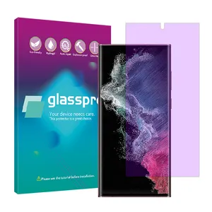 Glass Pro Resistant model anti-violet screen protector suitable for Samsung Galaxy S22 Ultra 5G mobile phone