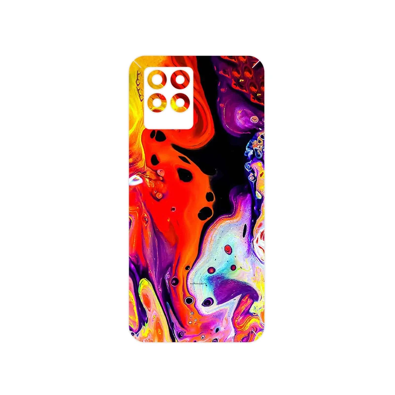 برچسب پوششی ماهوت مدل Abstract Oil Art مناسب برای گوشی موبایل ریلمی 8 Pro