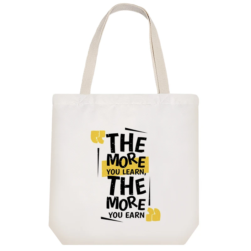 ساک خرید خندالو طرح جمله انگیزشی کد H420